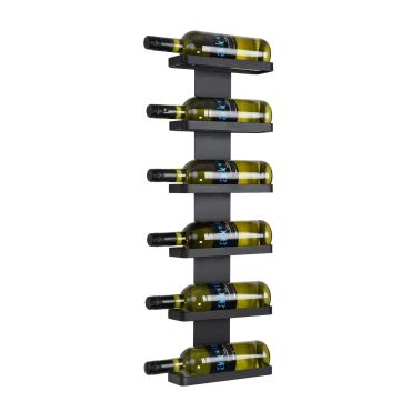 Étagère à vin murale en métal pour 8 bouteilles - Irina