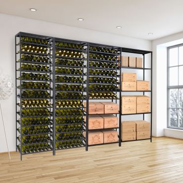 Étagère à vin 12 bouteilles 90x50x30cm Range bouteille 4 niveaux Casier à  vin en bois tonneau
